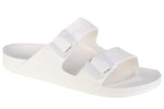 Birkenstock Unisex Arizona Essentials Slide-On Sandal, White, 10-10.5 Narrow Women/8-8.5 Narrow Men, 41EU