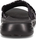 Skechers Women's On The Go 600 - Blooms Slide Sandal 7 Black/Grey