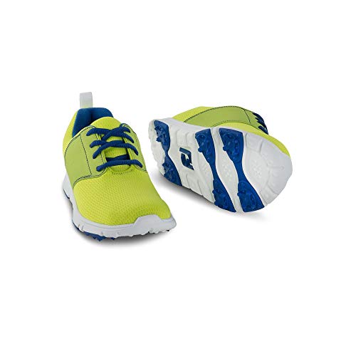 FootJoy Girls Enjoy Junior-Previous Season Style Golf Shoes Green 5 M, Lime, US Big Kid