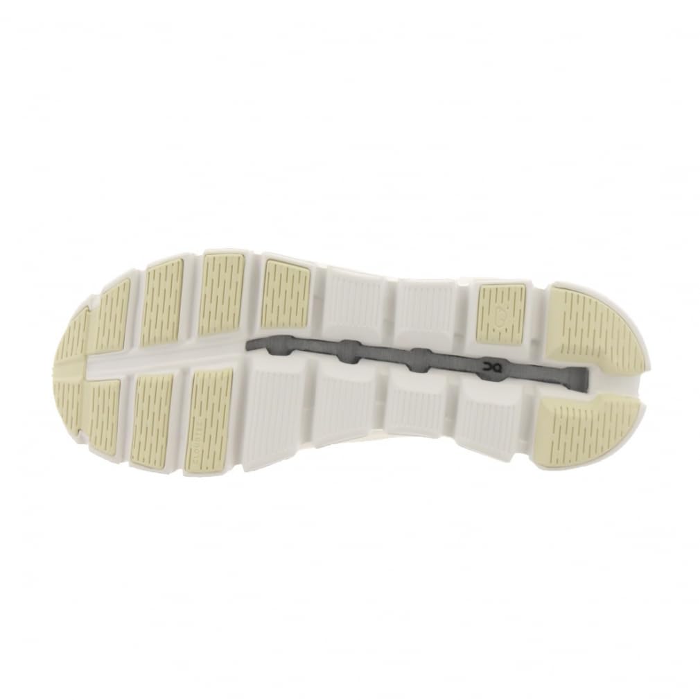 On Women's Cloud 5 Coast Running Shoes, Ivory/Acacia, 7.5 US