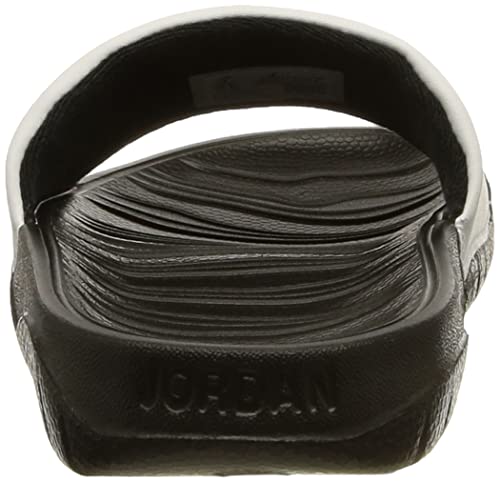 NIKE Men's Slide Basketball Shoe, Black Univ Red White, 14