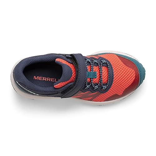 Merrell NOVA 2 Sneaker, Navy/Coral, 6 Wide US Unisex Big_Kid