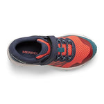 Merrell NOVA 2 Sneaker, Navy/Coral, 6 Wide US Unisex Big_Kid