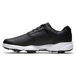 FootJoy Men's eComfort Previous Season Style Golf Shoe, Black, 10 Wide