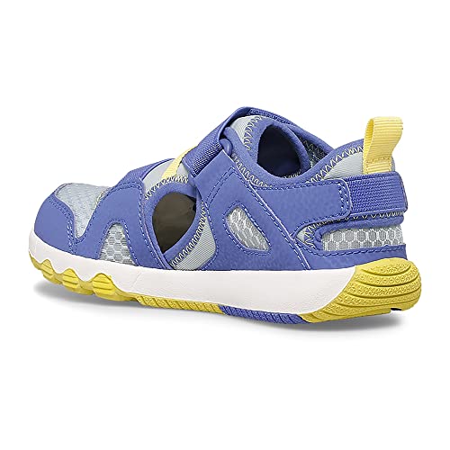 Merrell Hydro Free Roam Monarch Sandal, Marlin/Limelight, 13 US Unisex Big Kid