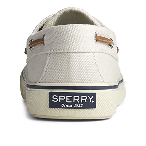 Sperry mens Bahama Ii Distressed loafers shoes, Off White, 9 US
