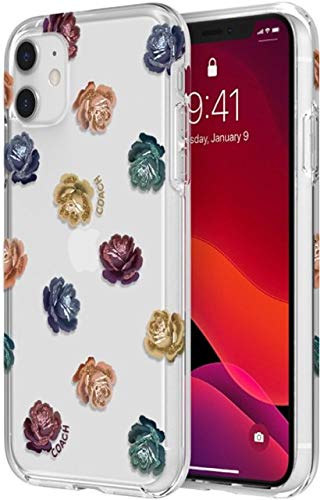 Coach - Dreamy Peony Protective Case for Apple iPhone 11 Pro Max - Clear/Rainbow/Glitter (Clear/Rainbow/Glitter, iPhone 11 Pro Max 6.5")