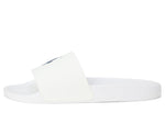 POLO RALPH LAUREN Polo Slide Sandal White/Navy 9 D (M)