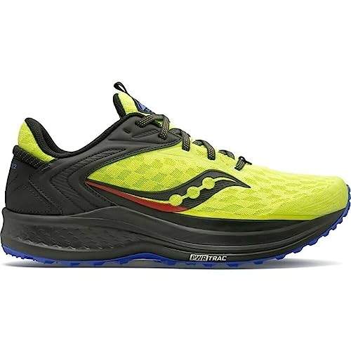 Saucony Canyon TR 2 Trail Running Shoes - SS22, yellow, 11 US
