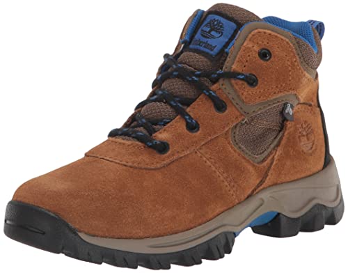 Timberland Youth Mt. Maddsen TimberDry Waterproof Hiking Boot, Medium Brown Suede, 2 US Unisex Little Kid