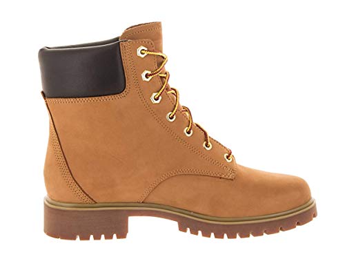 Timberland Womens Jayne 6-Inch Waterproof Wheat Nubuck Boot - 5.5 M