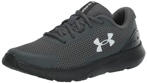 Under Armour Boys' Big Kid Surge 3, (103) Pitch Gray/Jet Gray/White, 5