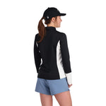 Spyder Womens Arc Graphene Tech Zip Neck Black