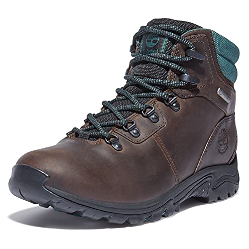 Timberland Womens Mt. Maddsen Leather Outdoor Hiking Boots Brown 10 Medium (B,M)