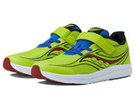 Saucony Kinvara 13 JR Running Shoe, Acid/Lime, 5 Wide US Unisex Little_Kid