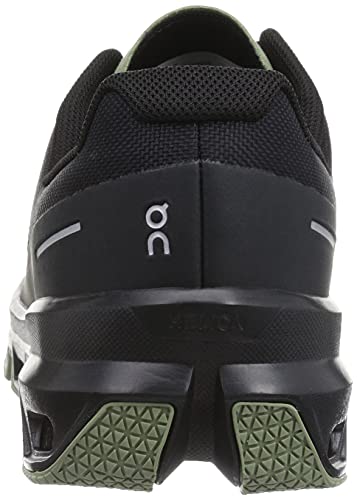 ON Mens Cloudventure Synthetic Textile Black Reseda Trainers 8 US