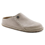Birkenstock Women's Zermatt 365 Suede Clogs, Stone Coin, Grey, 9 Narrow US
