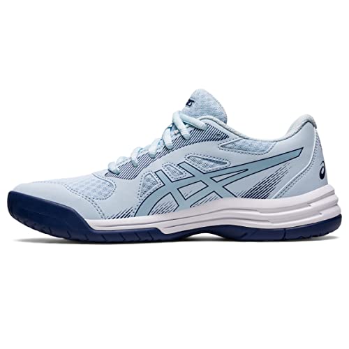 ASICS Women's Upcourt 5 Volleyball Shoes, 12, Sky/Indigo Blue