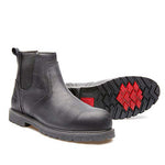 Kodiak Men's McKinney Composite Toe Water-Resistant Chelsea Industrial Boot, Black, 7.5 Wide