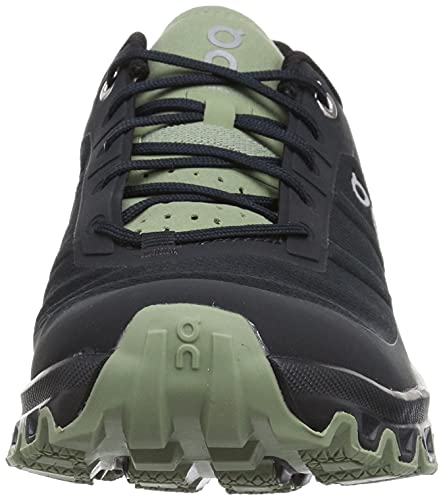 ON Mens Cloudventure Synthetic Textile Black Reseda Trainers 8 US