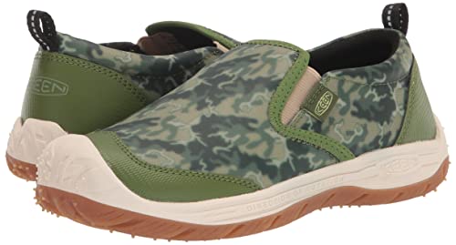 KEEN Speed Hound Slip On Durable Comfortable Easy On Bike Tread Sneakers, Camo/Campsite, 11 US Unisex Little Kid
