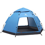 CAMEL CROWN 3-4 Person Instant Tent Easy Setup Camping Tents Portable Waterproof Windproof for Outdoor Hiking Mountaineering