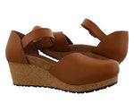 Birkenstock New Papillio Women's Mary Wedge Ginger Brown Leather 39 N
