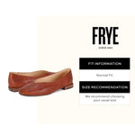 Frye Women's Claire Flat Shoe, Cognac - 8.5 M