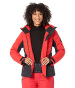 Obermeyer Cosima Down Jacket For Women - Removable Hooded Construction With Front Zipper Closure, Chic and Warm Jacket Brakelight 2 One Size