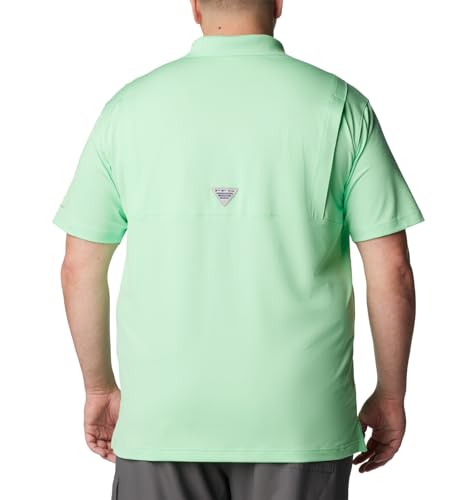 Columbia Men's Low Drag Offshore Polo, Ocean Mint, Medium