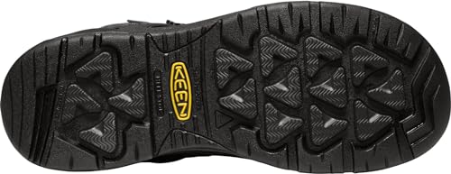 KEEN Utility Men's Portland 6" KBF Composite Toe Waterproof Work Boots, Magnet/Black, 15