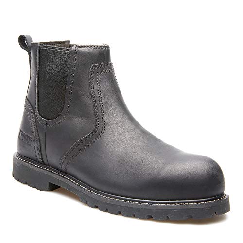 Kodiak Men's McKinney Composite Toe Water-Resistant Chelsea Industrial Boot, Black, 7.5 Wide