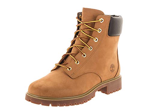 Timberland Womens Jayne 6-Inch Waterproof Wheat Nubuck Boot - 5.5 M