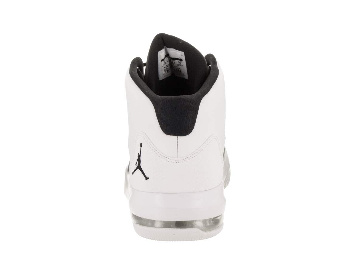 Jordan Mens Jordan MAX Aura White Black Black Size 9