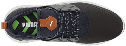 Puma Golf Men's Ignite Articulate Golf Shoe, Peacoat-Puma Silver-Quiet Shade, 12.5