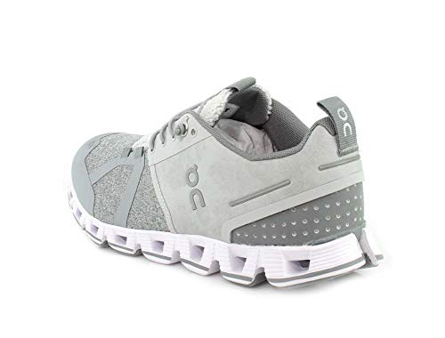 On Women's Cloud Terry Sneakers, Silver, 5.5 M US