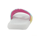 PUMA Cool Cat Tie Dye 2 Slide Sandal Women's Sandal 9 B(M) US White-Pink-Light Yellow