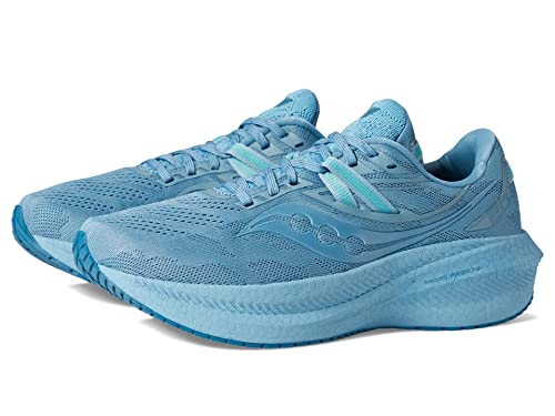 Saucony Women's Triumph 20 Running Shoe, Skyway, 10.5