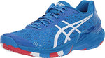 ASICS Women's Sky Elite FlyteFoam LE Volleyball Shoes, 6.5, ELECTRIC BLUE/WHITE