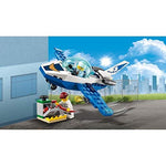 City Police Sky Police Jet Patrol Playset, Minifigures & Accessories, Police Toys for Kids