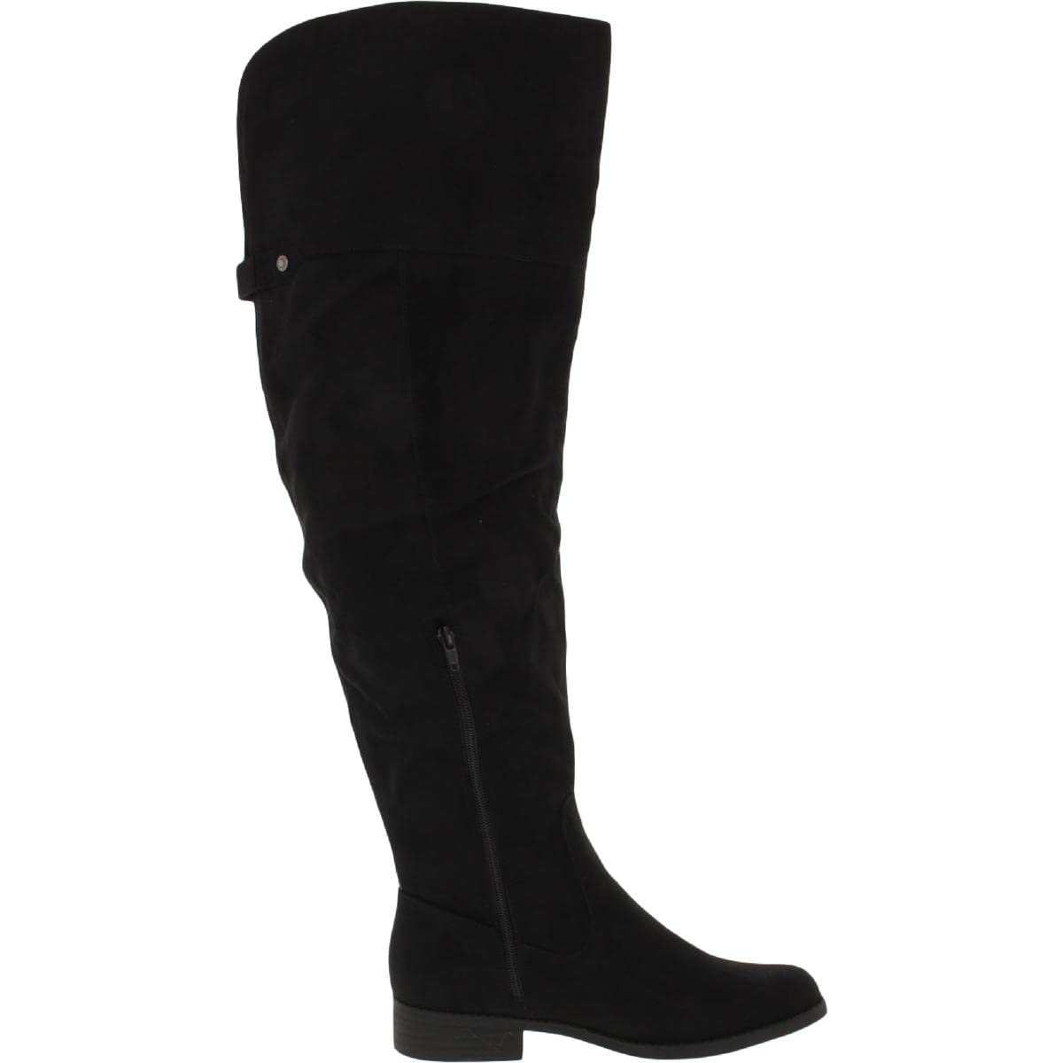Sun + Stone Womens Allicce Wide Calf Knee-High Boots Black 8 Medium (B,M)