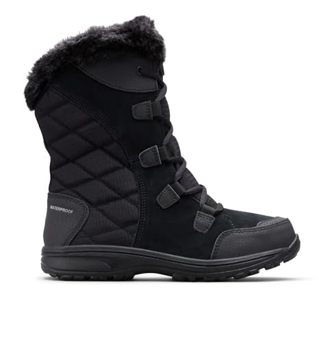 Columbia Womens Ice Maiden II, Black/Columbia Grey, 8.5