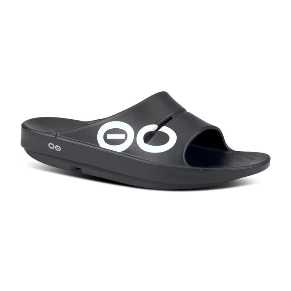 Men's OOahh Sport Slide Sandal - Black White