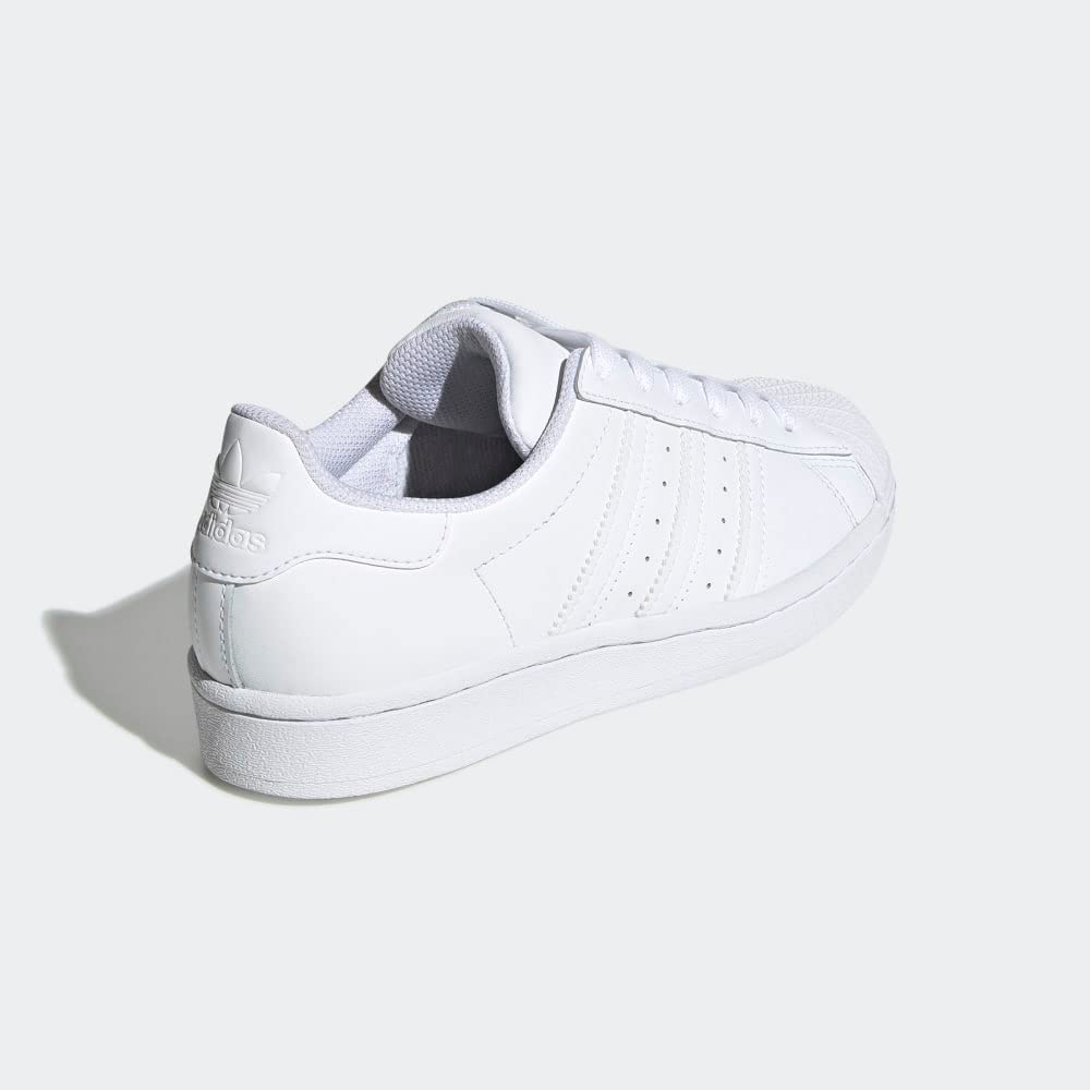 adidas Originals Baby Unisex's Superstar Sneaker, White, 5 infant US