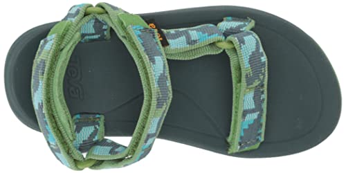 Teva Boy's Hurricane XLT2 Sandal, Dino Meadow Green, 8 Toddler