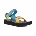 Teva Women's Midform Universal Sandal, Metallic Blue Multi, 5