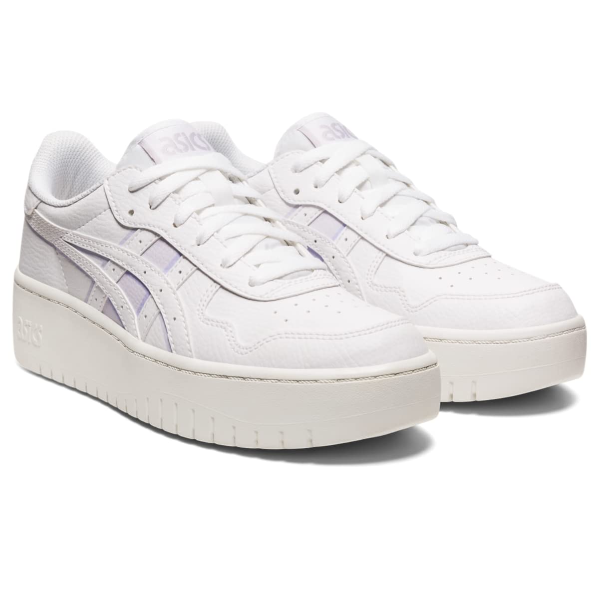 ASICS Women's Japan S PF Sportstyle, 7.5, White/Lilac HINT