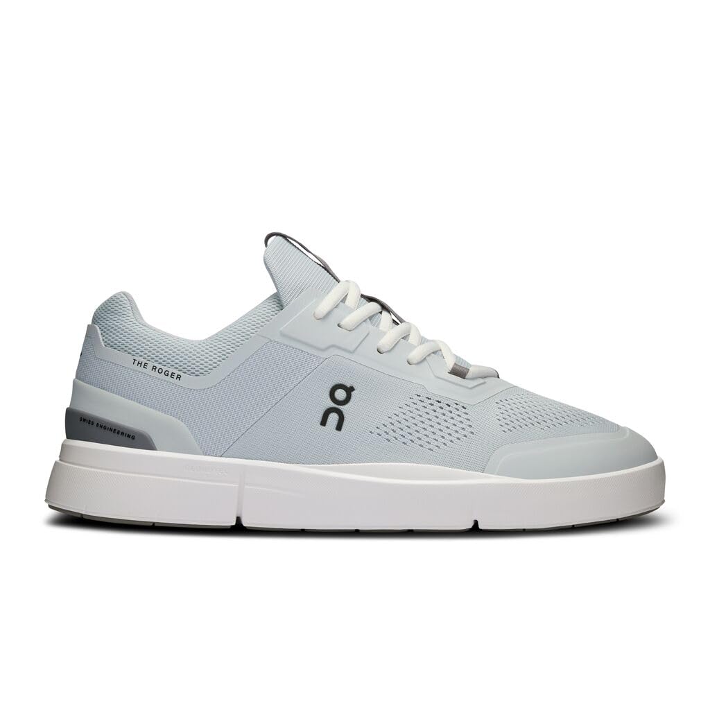 On Men's The Roger Spin Sneakers, Glacier/Asphalt, Blue, 11.5 Medium US