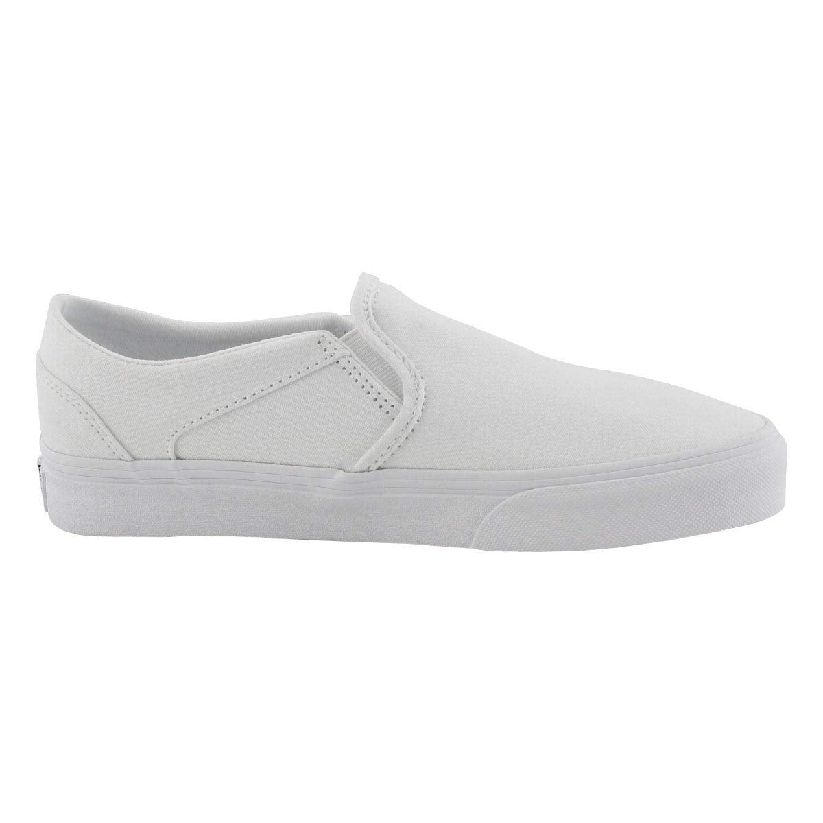 Vans Women's Asher Trainers Sneaker, Canvas Truewht Truewht, 7