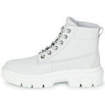 Timberland Women's Greyfield Leather Boot, Gray Violet, 8.5 Wide